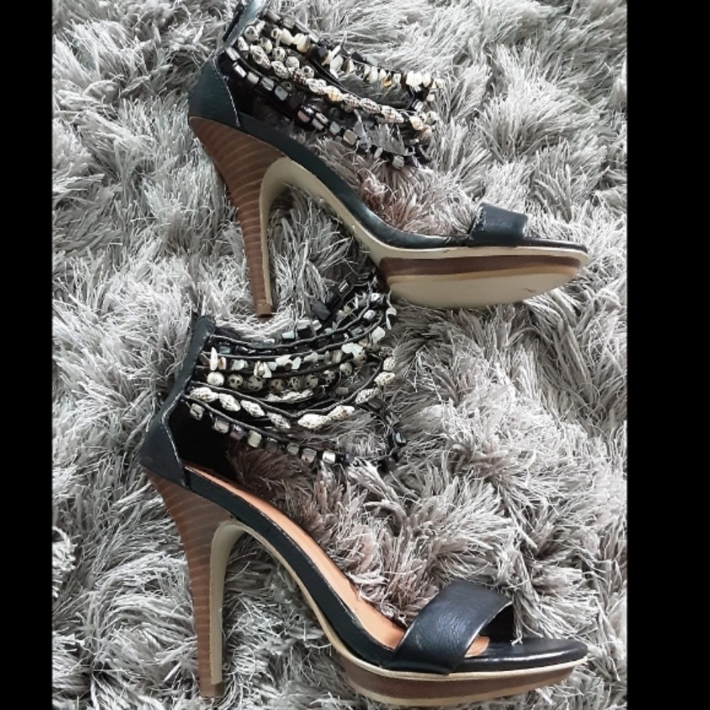 Black sandals **SOLD ON MERCARI**